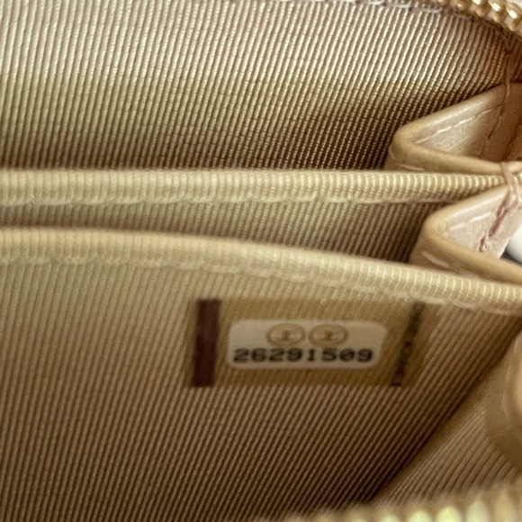 Chanel GHW Caviar Quilted Classic Beige Zipped Coin Card Holder Wallet BNIB - Picture 4 of 10